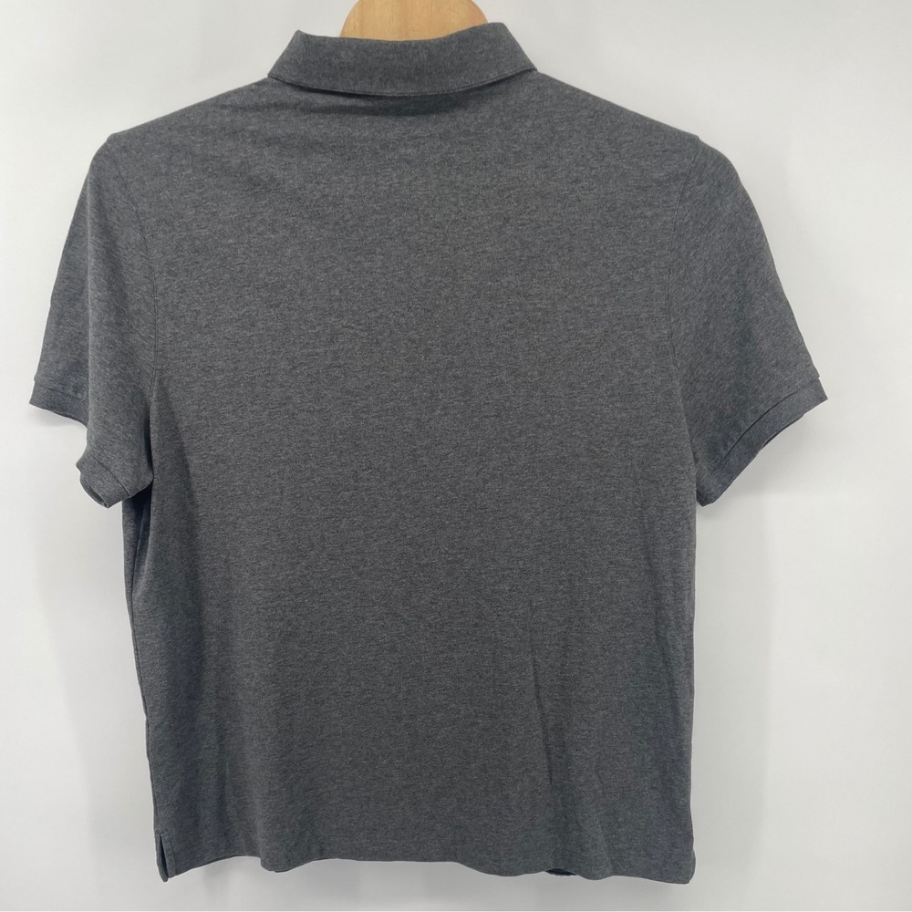 Baobab Polo Shirt Men 3XL Grey Pima Cotton Stretch Short Sleeve Zipper Snap Golf - Picture 5 of 9